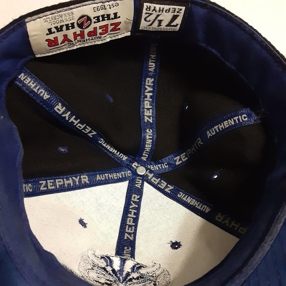 Zephyr Fitted Duke Blue Devils Hat/Cap Size 7 1/2 - Picture 8 of 9